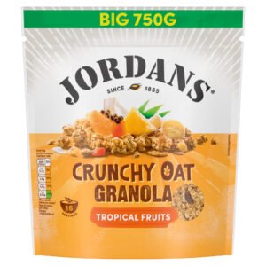 JORDANS CRUNCHY OAT GRANOLA TROPICAL FRUIT 750G