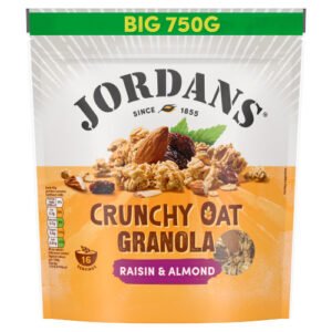 JORDANS CRUNCHY OAT GRANOLA RAISIN & ALMOND BREAKFAST CEREAL 750G