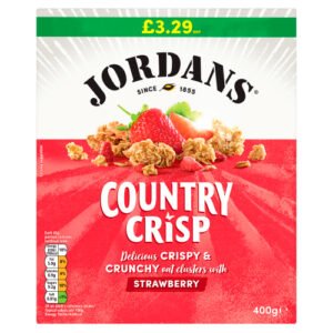 JORDANS COUNTRY CRISP STRAWBERRY PMP £3.29 400G