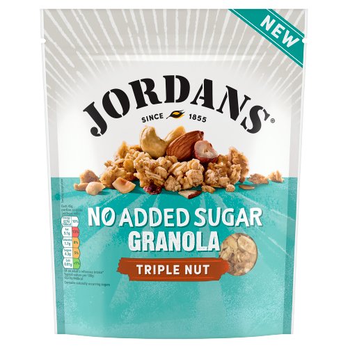 JORDANS TRIPLE NUT NO ADDED SUGAR GRANOLA 425G