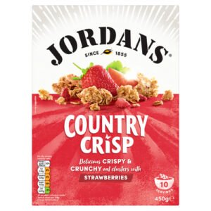 JORDANS COUNTRY CRISP SUN-RIPE STRAWBERRY BREAKFAST CEREAL 450G
