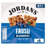 JORDANS FRUSLI JUICY BLUEBERRIES CEREAL BARS 150G