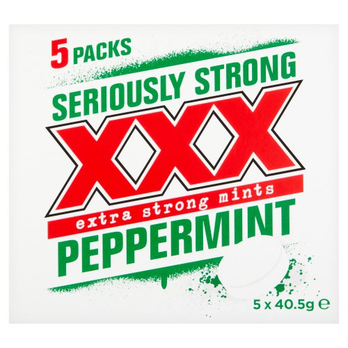 XXX EXTRA STRONG PEPPERMINTS 12X 202.5G