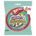 BARRATT SHRIMPS & BANANAS PMP £1.15 150G