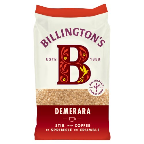 BILLINGTON'S DEMERARA NATURAL UNREFINED CANE SUGAR 1KG