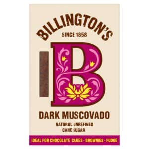 BILLINGTON'S DARK MUSCOVADO NATURAL UNREFINED CANE SUGAR 500G