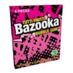 BAZOOKA TUTTI FRUTTI & RASPBERRY FLAVOUR BUBBLE GUM 33G