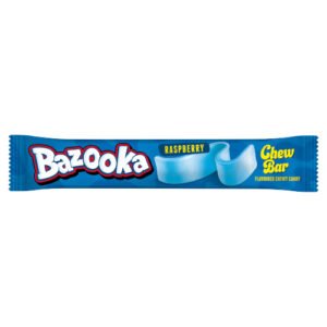BAZOOKA CHEW BAR RASPBERRY 14G