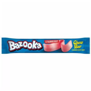 BAZOOKA CHEW BAR STRAWBERRY 14G