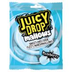 BAZOOKA JUICY DROP MALLOWS RASPBERRY BAG 100G