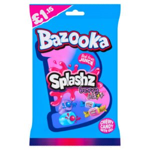 BAZOOKA SPLASHZ BERRY PMP £1.15 120G