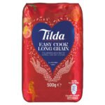 TILDA EASY COOK LONG GRAIN RICE 500G
