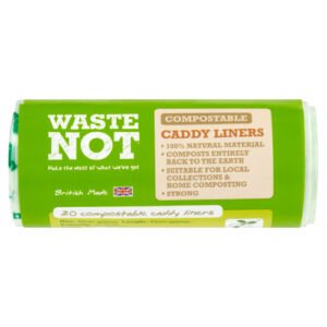 WASTE NOT COMPOSTABLE CADDY LINERS 20PK 10L