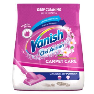 VANISH OXI ACTION CARPET CARE VACUUM UP POWDER 650G