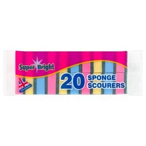 SUPERBRIGHT SPONGE SCOURER 20S