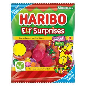 HARIBO ELF SURPRISES PM£1.25 140G-XMAS