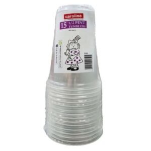 CAROLINE TUMBLER HALF PINT 15PK