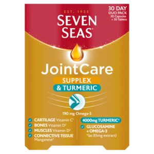 SEVEN SEAS JOINTCARE SUPPLEX + TUMERIC 30+30 TABS