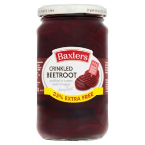 BAXTERS CRINKLE CUT BEETROOT 33% EXTRA FREE 455G