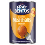 FRAY BENTOS MEATBALLS IN GRAVY PMP £1.59 380G