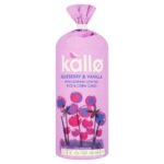 KALLO BLUEBERRY & VANILLA JUMBO RICE & CORNCAKE 130G