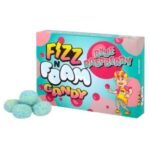 FUTURE CANDY FIZZ N FOAM CANDY BLUE RASPBERRY 100G