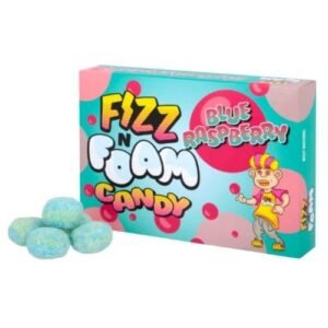 FUTURE CANDY FIZZ N FOAM CANDY BLUE RASPBERRY 100G