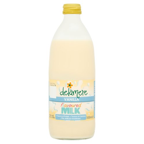 DELAMERE VANILLA FLAV MILK 500ML