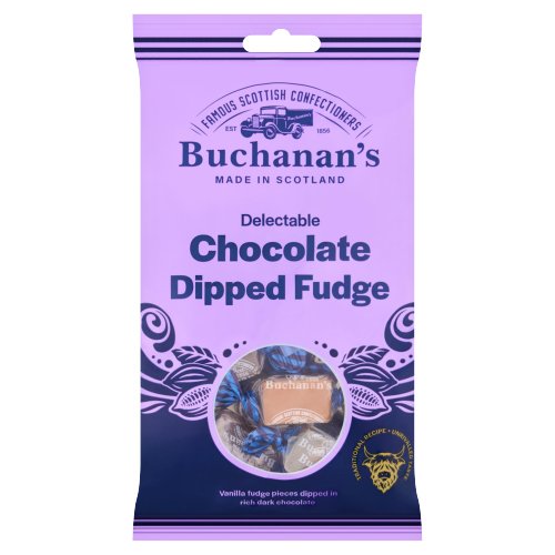 BUCHANAN'S CHOCOLATE DIPPED FUDGE 120G