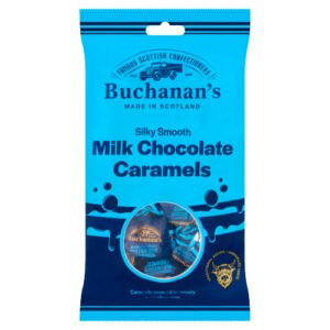 BUCHANAN'S LUXURIOUSLY SMOOTH MILK CHOCOLATE CARAMELS 110G