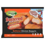 MEADOWVALE BATTERED CHICKEN NUGGETS 1KG