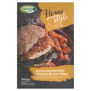 MEADOW VALE CHICKEN FILLETS IN BREADCRUMBS 960G