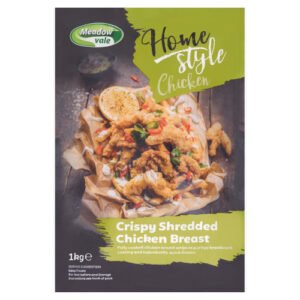 MEADOWVALE PLAIN CRISPY SHREDDED CHICKEN BREAST 1KG