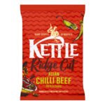 KETTLE ASIAN CHILLI BEEF RIDGE CRISPS 40G