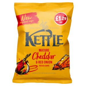 KETTLE MATURE CHEDDAR & ONION PMP £1.29 80G