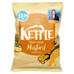 KETTLE HONEY DIJON MUSTARD POTATO CHIPS PMP £1.29 80G