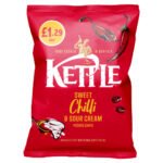 KETTLE SWEET CHILLI CRISPS PMP £1.29 80G