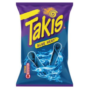 TAKIS BLUE HEAT CHILLI & LIME FLAVOUR CORN 100G