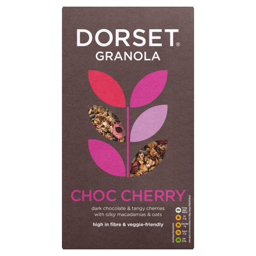 DORSET CHOCOLATE CHERRY GRANOLA BREAKFAST CEREAL 450G