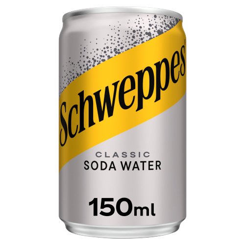 SCHWEPPES SODA WATER CAN 150ML