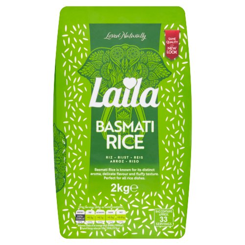 LAILA BASMATI RICE 2KG