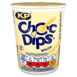 KP CHOC DIPS WHITE CHOCOLATE SINGLES 28G