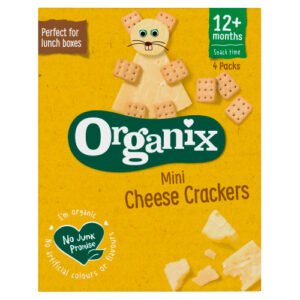ORGANIX MINI CHEESE CRACKERS 12+MONTHS 4PK 20G