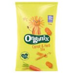 ORGANIX CARROT STIX & HERB TODDLER SNACK CORN PUFFS 10+MONTHS 4PK 15G
