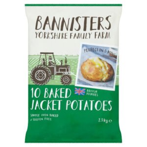 BANNISTERS 10 READY COOKED JACKET POTATOES 240G