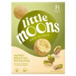 LITTLE MOONS HONEY ROAST PISTACHIO ICE CREAM MOCHI 6PK