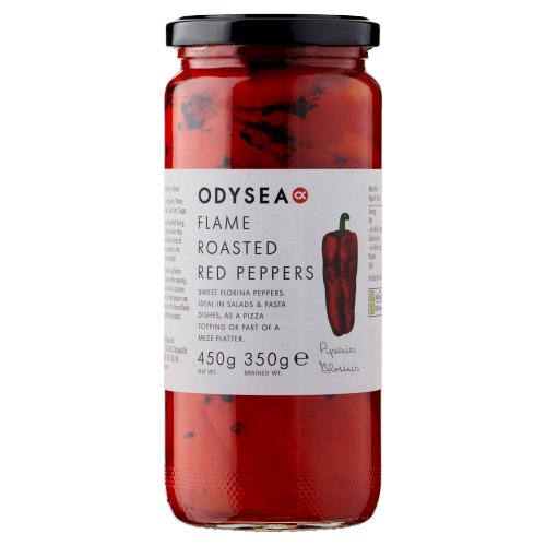 ODYSEA ROASTED RED PEPPER IN BRINE 450G