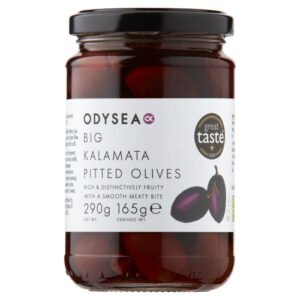 ODYSEA BIG KALAMTA PITTED OLIVES 290G