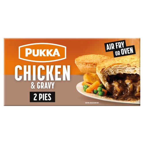 PUKKA CHICKEN & GRAVY PUFF PASTRY PIES 2PK