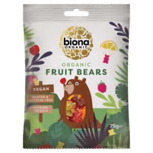 BIONA ORGANIC FRUIT BEARS 75G